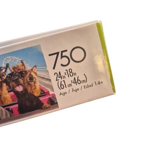 Buffalo Games Dog Days Fun at the Amusement Park 750 pc Jigsaw Puzzle - Picture 7 of 7